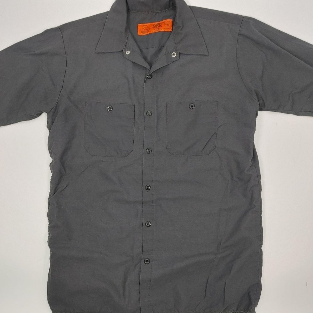 Red Kap Gray work shirt size large #624